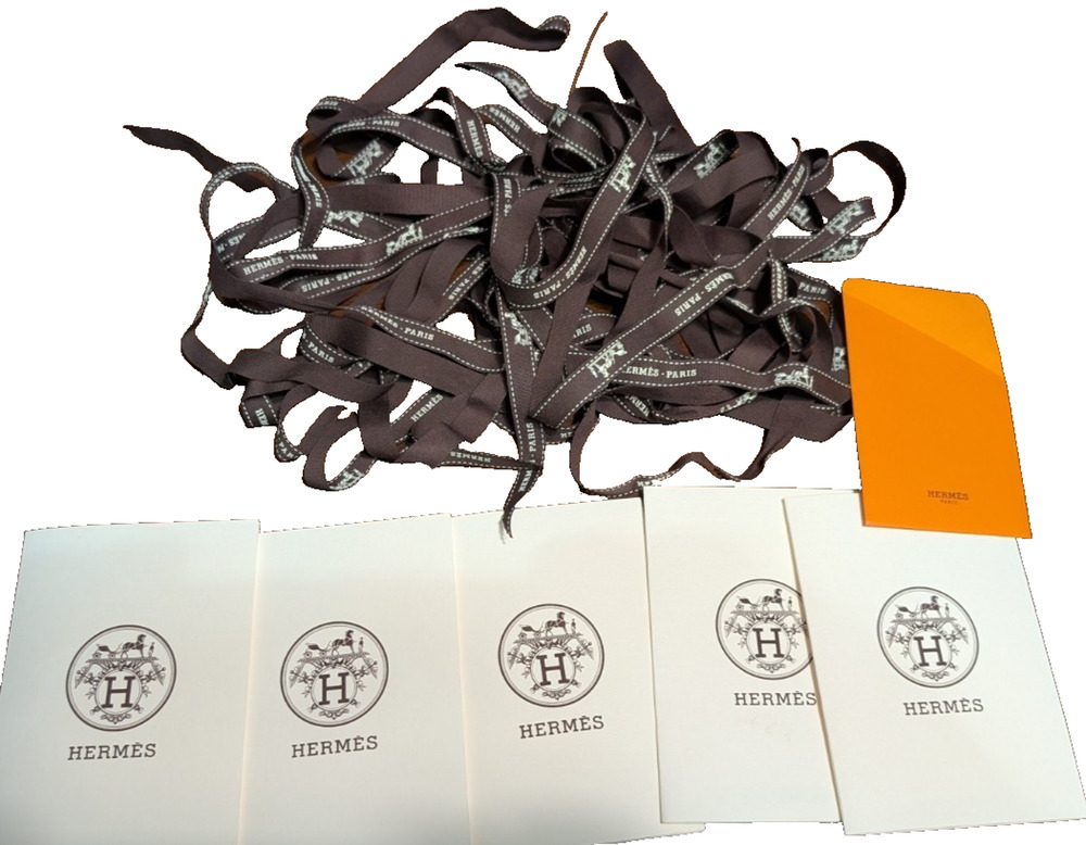 Hermes Ribbon with Receipt Holders - varying lengths